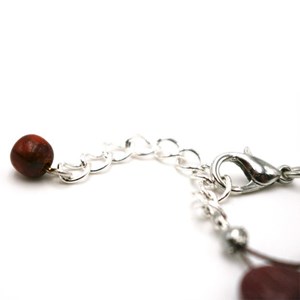 Bracelet cabochon marqueterie
