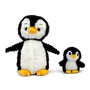 Peluche pingouin maman et son bébé noi
