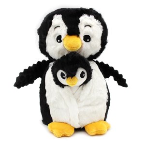 Peluche pingouin maman et son bébé noi