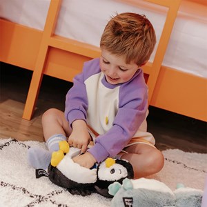 Peluche pingouin maman et son bébé noi