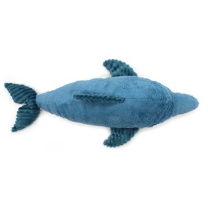 Peluche dauphin maman et son bébé bleu