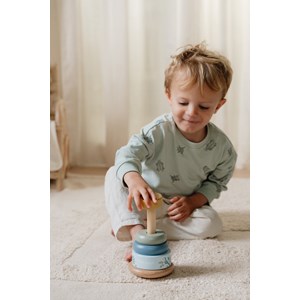 Tour à empiler en bois forest friends