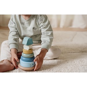 Tour à empiler en bois forest friends