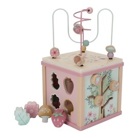 Cube d'activités en bois fairy garden