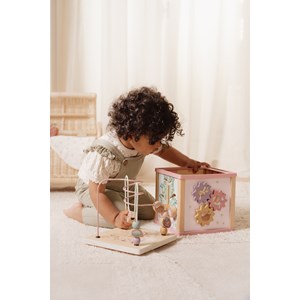 Cube d'activités en bois fairy garden