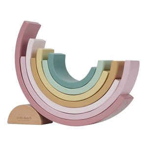 Arc-en-ciel à empiler rose fairy garden