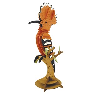 Maquette 3d en papier huppe fasciée