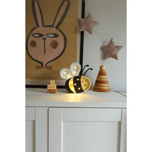 Lampe veilleuse abeille jaune