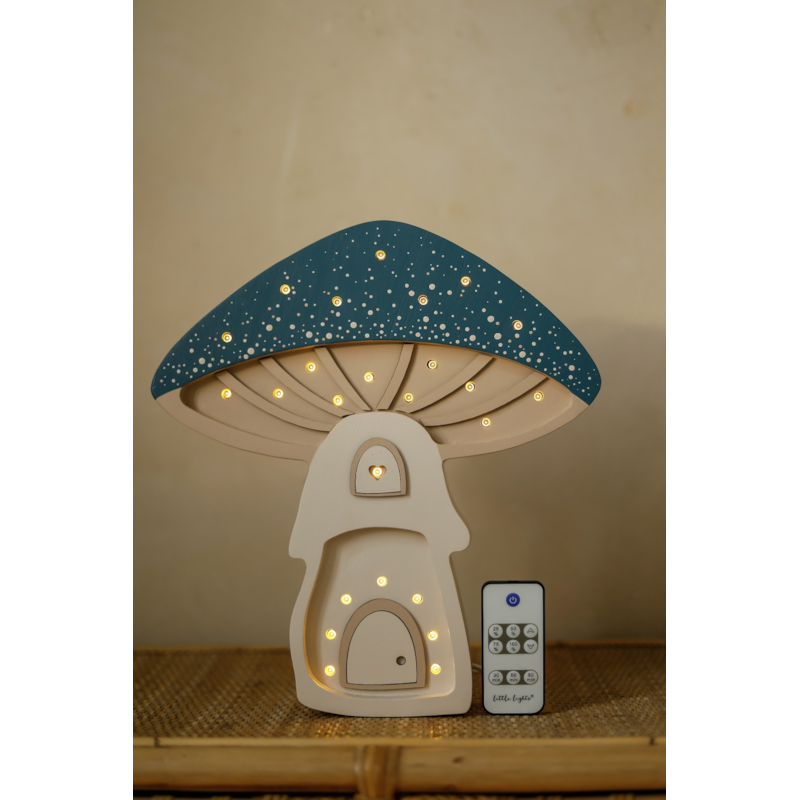 Lampe veilleuse maison champignon bleu (Little Lights) - Image 3