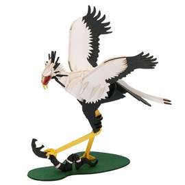 Maquette 3d en papier serpentaire