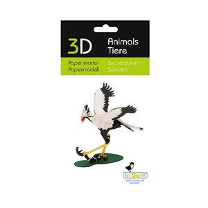 Maquette 3d en papier serpentaire