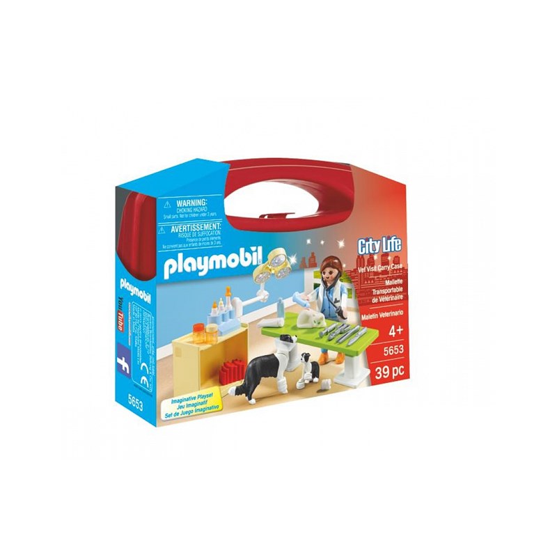 5653 playmobil valisette vétérinaire