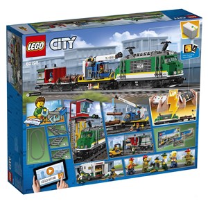Lego city - train marchandises rc - 60198