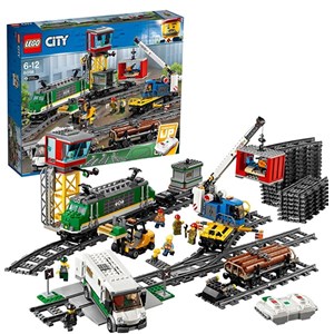 Lego city - train marchandises rc - 60198