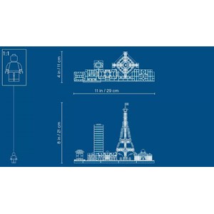 Lego architecture - paris, france - 21044