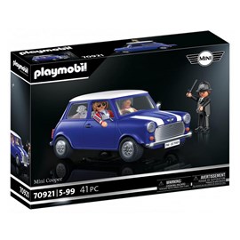 Mini cooper avec 2 personnages