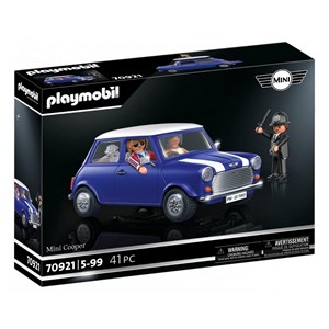 Mini cooper avec 2 personnages