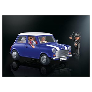 Mini cooper avec 2 personnages