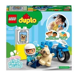 Lego duplo - moto de police - 10967