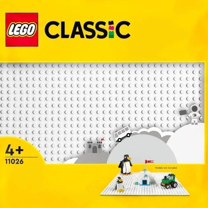 Lego 11026 - plaque construction blanche