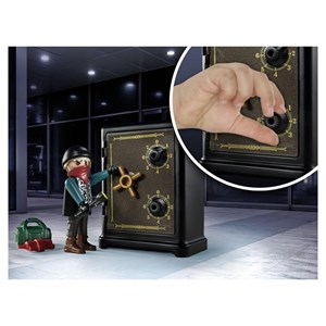 Policier avec cambrioleur