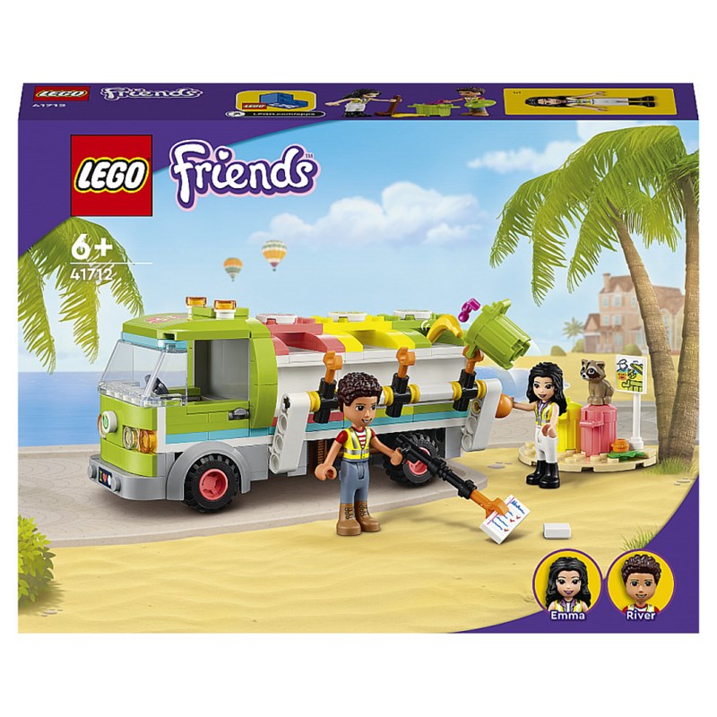 Lego le camion de recyclage friends