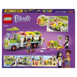 Lego le camion de recyclage friends