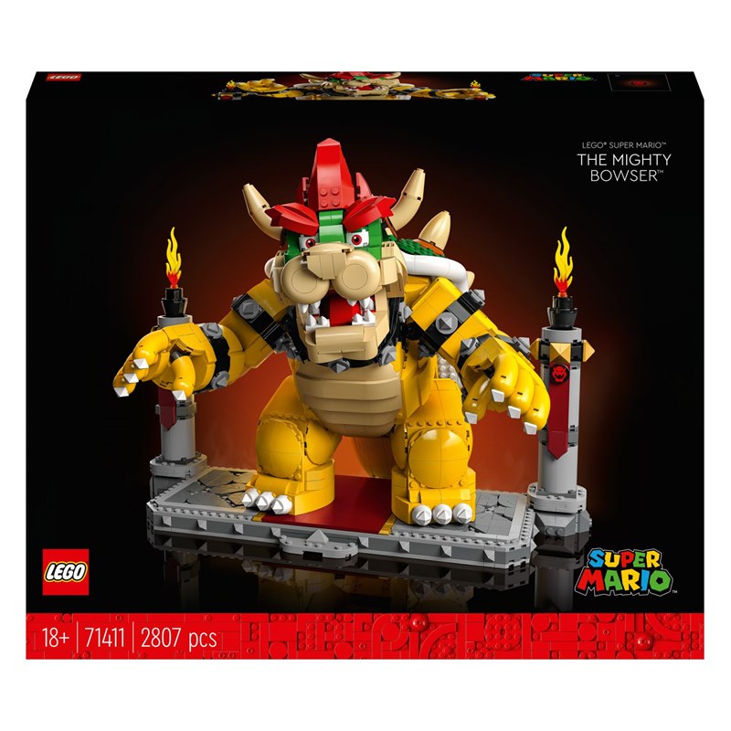 Lego super mario - le puissant bowser - 71411