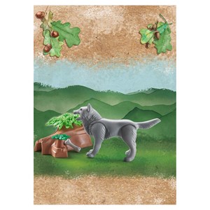 Pochette animaux loup