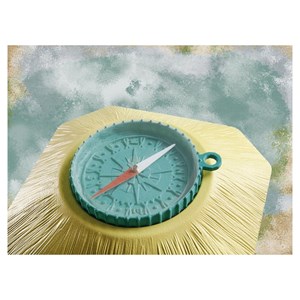 Tour de recherche avec boussole