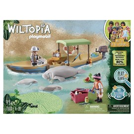 Wiltopia pirogue et lamantins