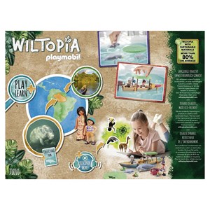 Wiltopia pirogue et lamantins