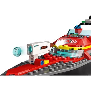 Lego city - bateau sauvetage pompiers - 60373