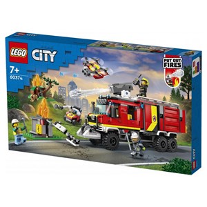 Lego camion d'intervention des pompiers