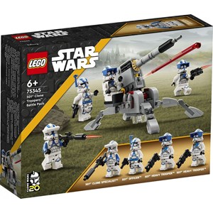 Lego sw - pack combat clone 501ème - 75345