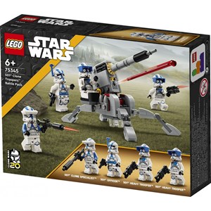 Lego sw - pack combat clone 501ème - 75345