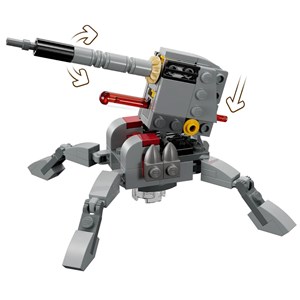 Lego sw - pack combat clone 501ème - 75345