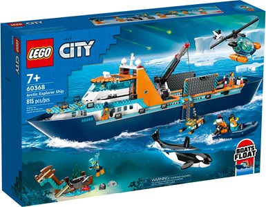 Lego city - navire exploration arctique - 60368