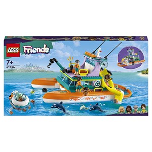 Lego friends bateau de sauvetage en mer