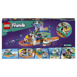 Lego friends bateau de sauvetage en mer