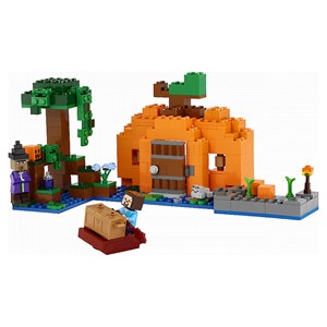 Lego minecraft? la ferme citrouille
