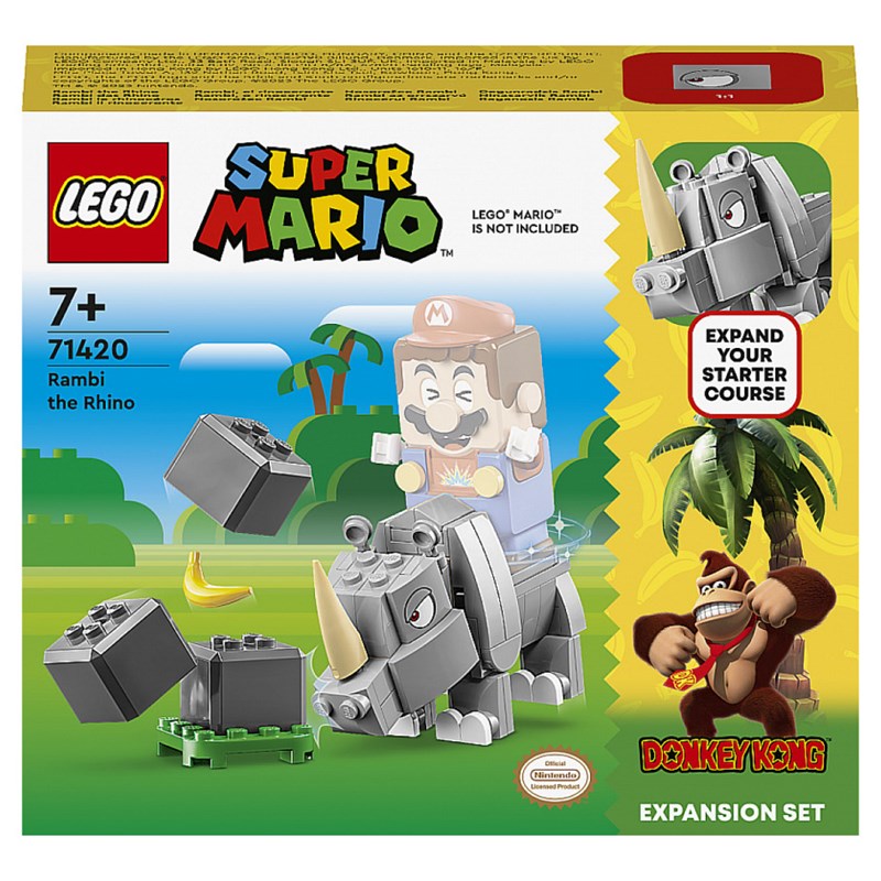 Lego super mario? rambi le rhinocéros