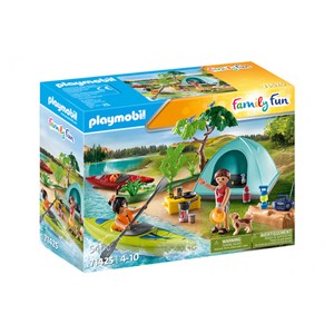 La famille et sa tente family fun