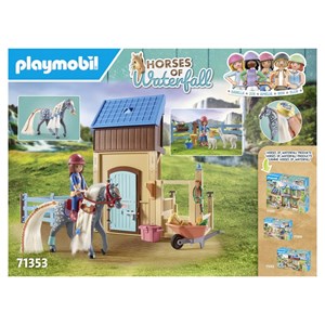Amelia & whisper avec box pour chevaux