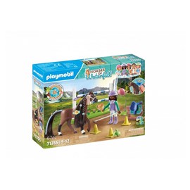 Zoe & blaze avec parcours d'obstacles