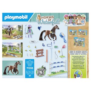 Zoe & blaze avec parcours d'obstacles