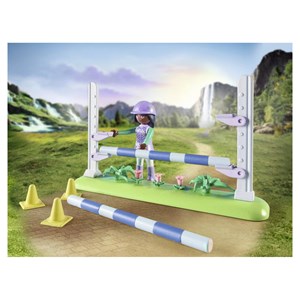 Zoe & blaze avec parcours d'obstacles