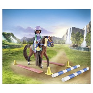 Zoe & blaze avec parcours d'obstacles