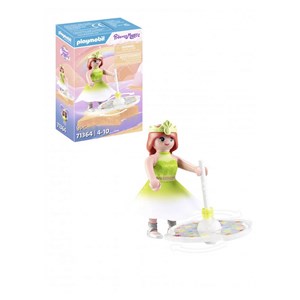 Princesse et toupie arc en ciel