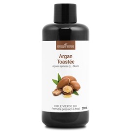 Huile de argan toastée du maroc bio - 200ml - fraîcheur garantie oxycert® - vier